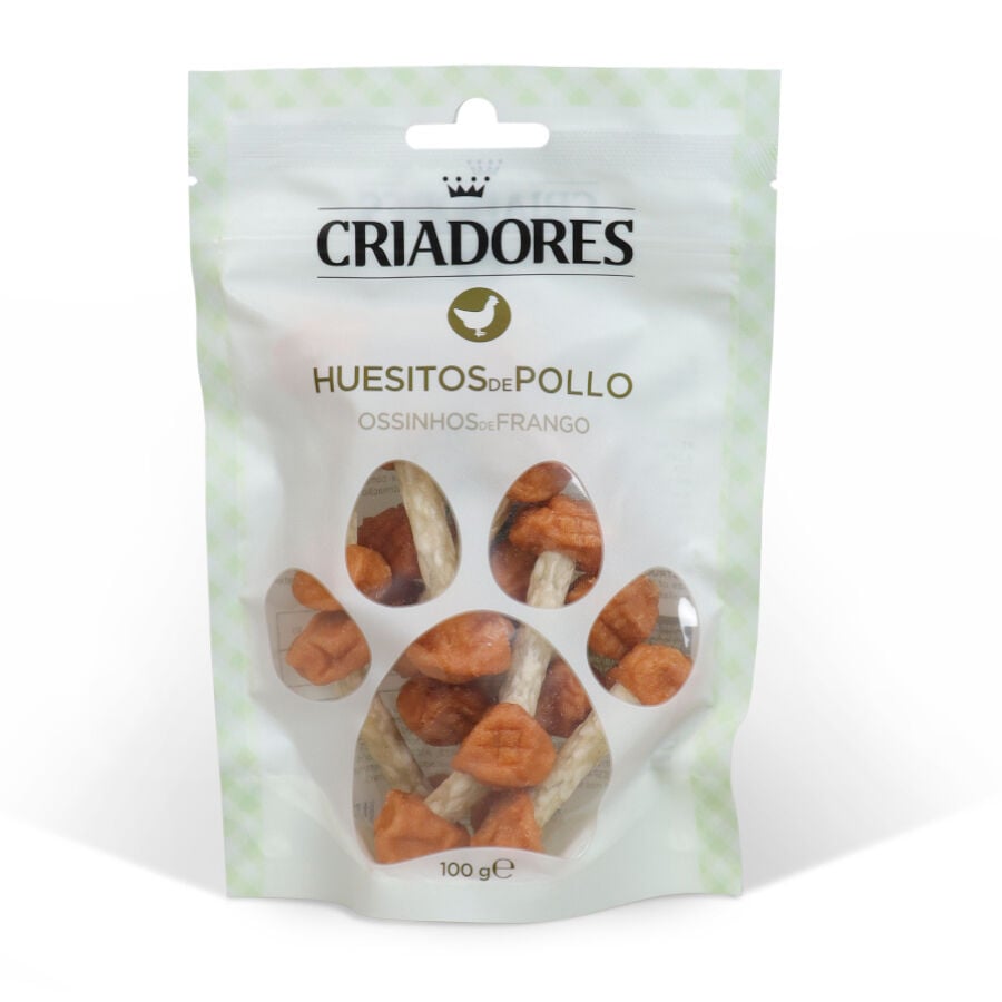 100 g Criadores Huesitos de Pollo snack para perros, , large Imagen numero 1